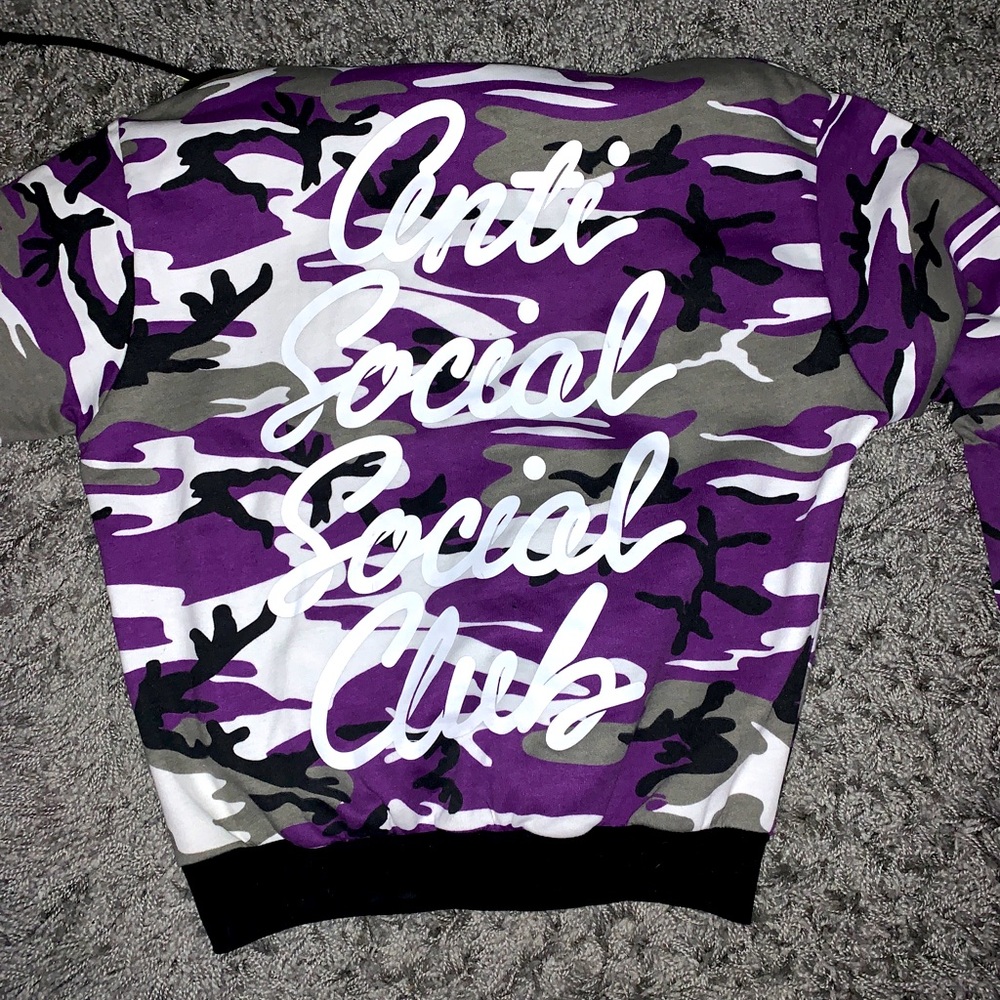Rare color way Anti social club hoodie